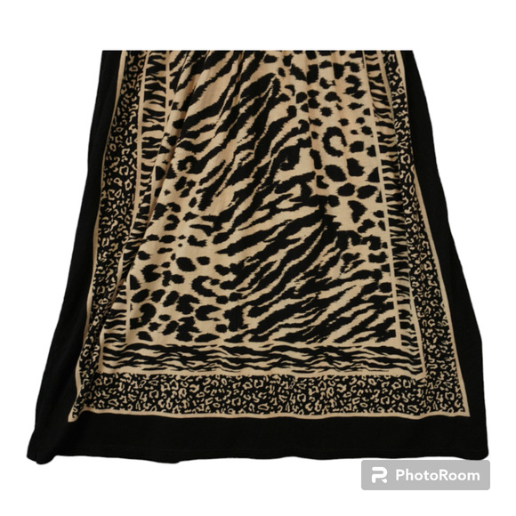 One Clothing Zebra/ Cheetah Deep V Dress/Beach outwear/Casual - Picture 6 of 8